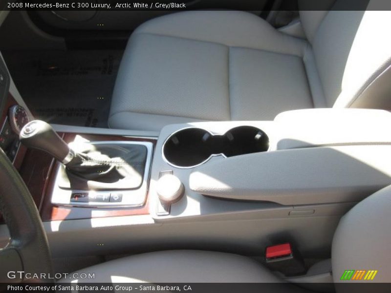 Arctic White / Grey/Black 2008 Mercedes-Benz C 300 Luxury