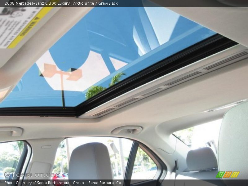 Arctic White / Grey/Black 2008 Mercedes-Benz C 300 Luxury