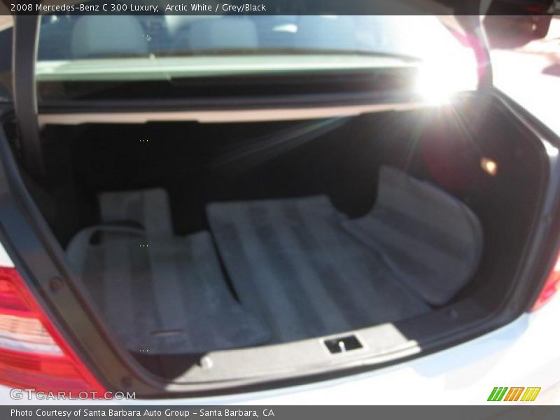 Arctic White / Grey/Black 2008 Mercedes-Benz C 300 Luxury