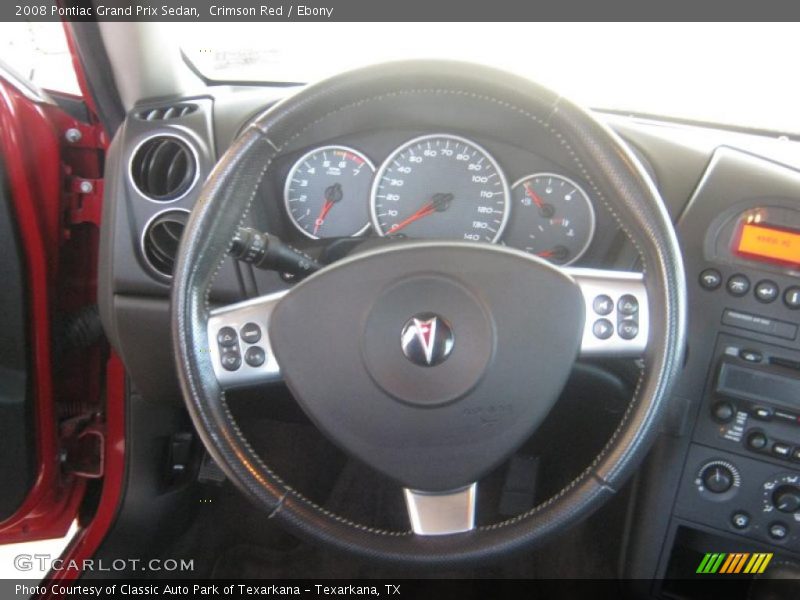 Crimson Red / Ebony 2008 Pontiac Grand Prix Sedan