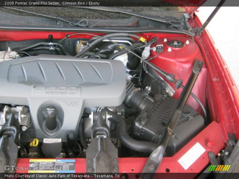 Crimson Red / Ebony 2008 Pontiac Grand Prix Sedan