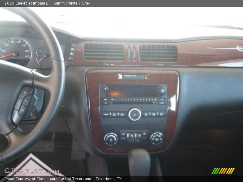 Summit White / Gray 2010 Chevrolet Impala LT