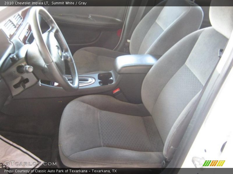 Summit White / Gray 2010 Chevrolet Impala LT
