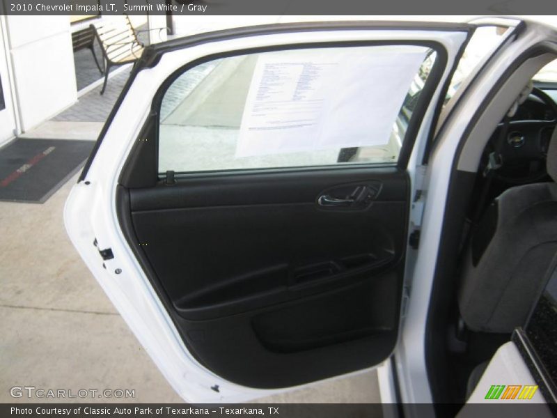 Summit White / Gray 2010 Chevrolet Impala LT