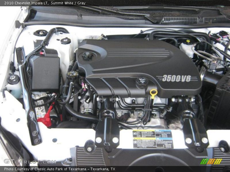 Summit White / Gray 2010 Chevrolet Impala LT