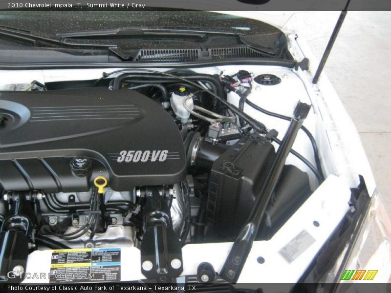 Summit White / Gray 2010 Chevrolet Impala LT