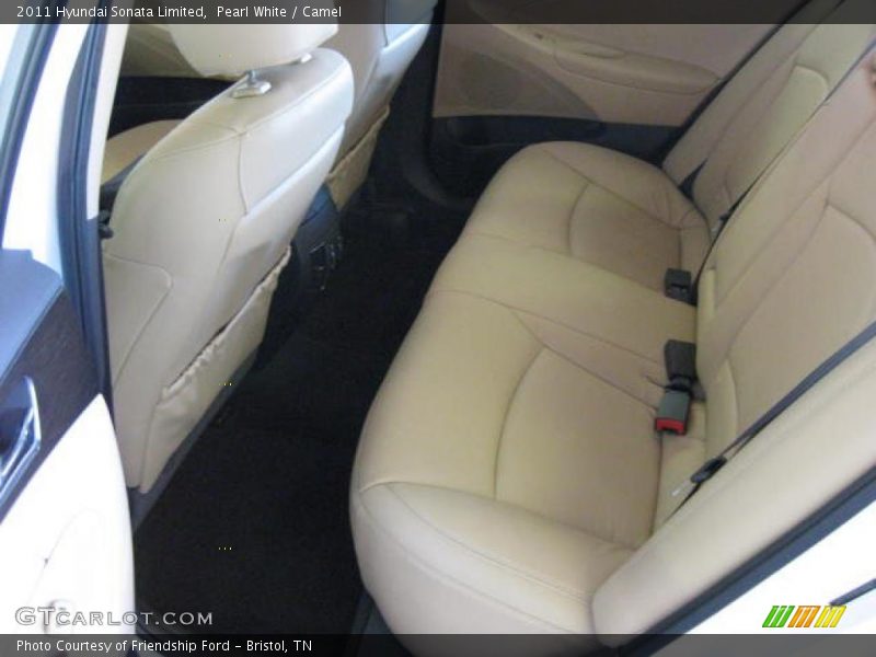 Pearl White / Camel 2011 Hyundai Sonata Limited