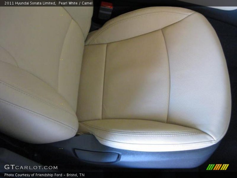 Pearl White / Camel 2011 Hyundai Sonata Limited
