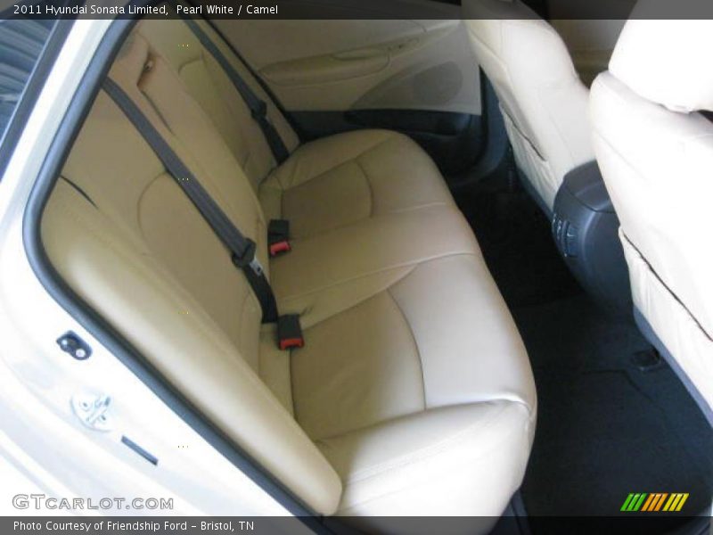 Pearl White / Camel 2011 Hyundai Sonata Limited
