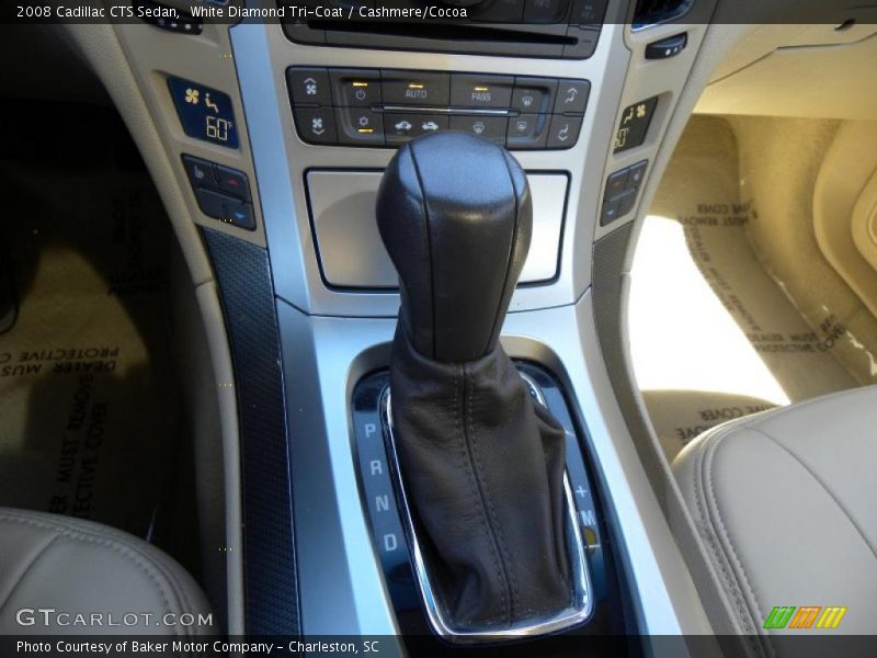 White Diamond Tri-Coat / Cashmere/Cocoa 2008 Cadillac CTS Sedan