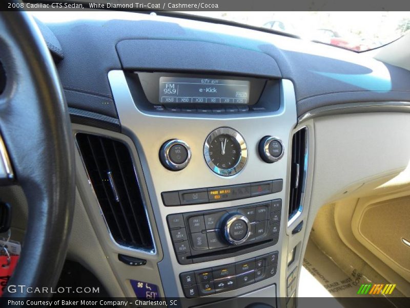 White Diamond Tri-Coat / Cashmere/Cocoa 2008 Cadillac CTS Sedan