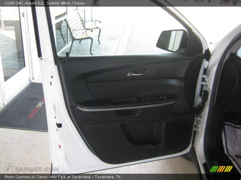 Summit White / Ebony 2008 GMC Acadia SLE