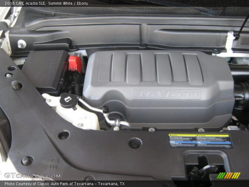 Summit White / Ebony 2008 GMC Acadia SLE