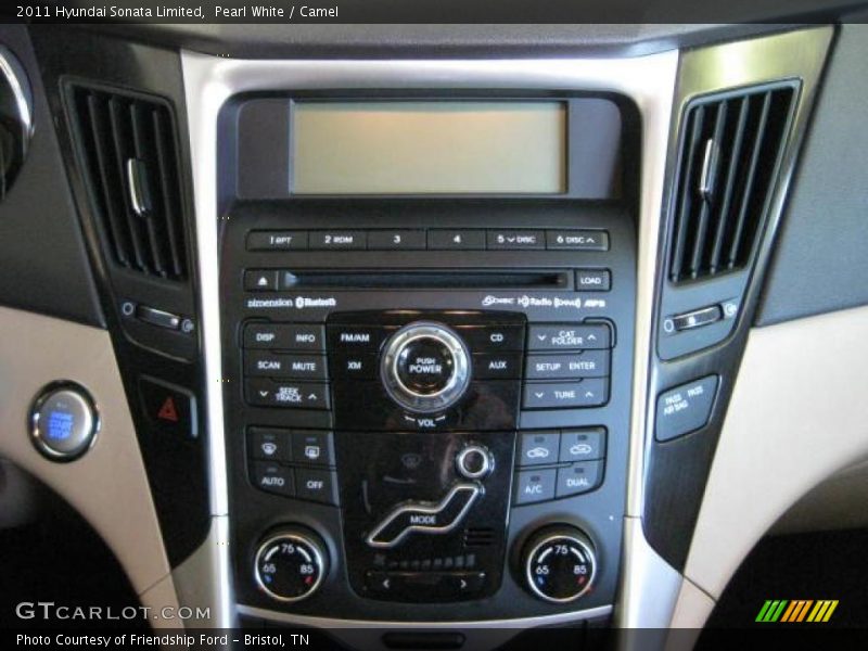 Pearl White / Camel 2011 Hyundai Sonata Limited