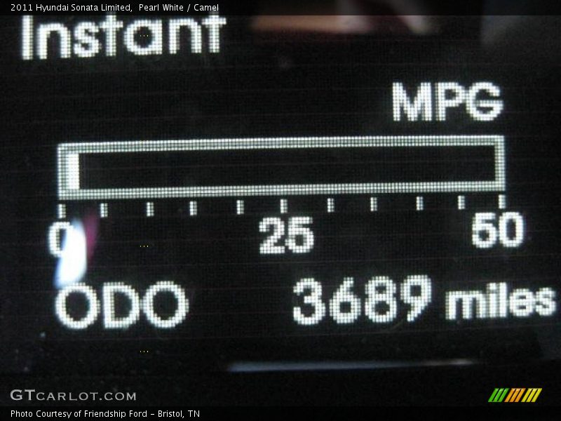 Pearl White / Camel 2011 Hyundai Sonata Limited