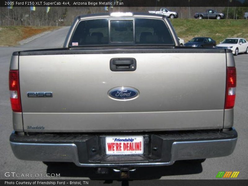 Arizona Beige Metallic / Tan 2005 Ford F150 XLT SuperCab 4x4