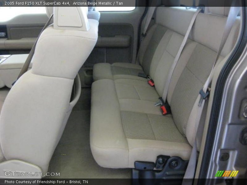 Arizona Beige Metallic / Tan 2005 Ford F150 XLT SuperCab 4x4