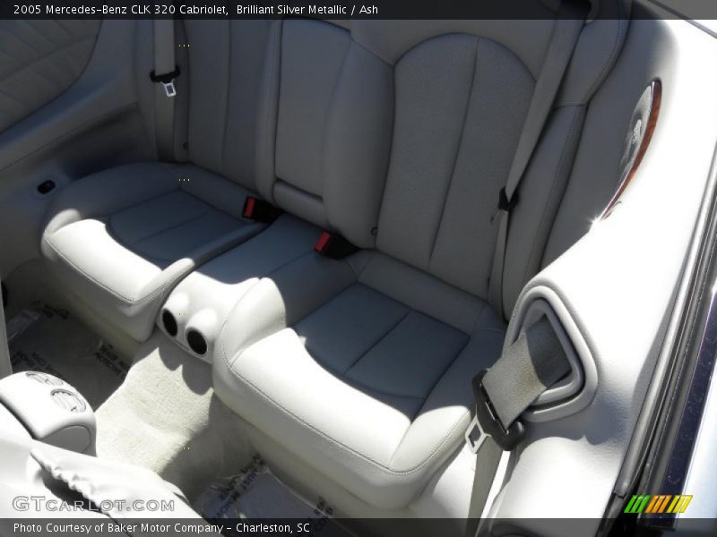 Brilliant Silver Metallic / Ash 2005 Mercedes-Benz CLK 320 Cabriolet