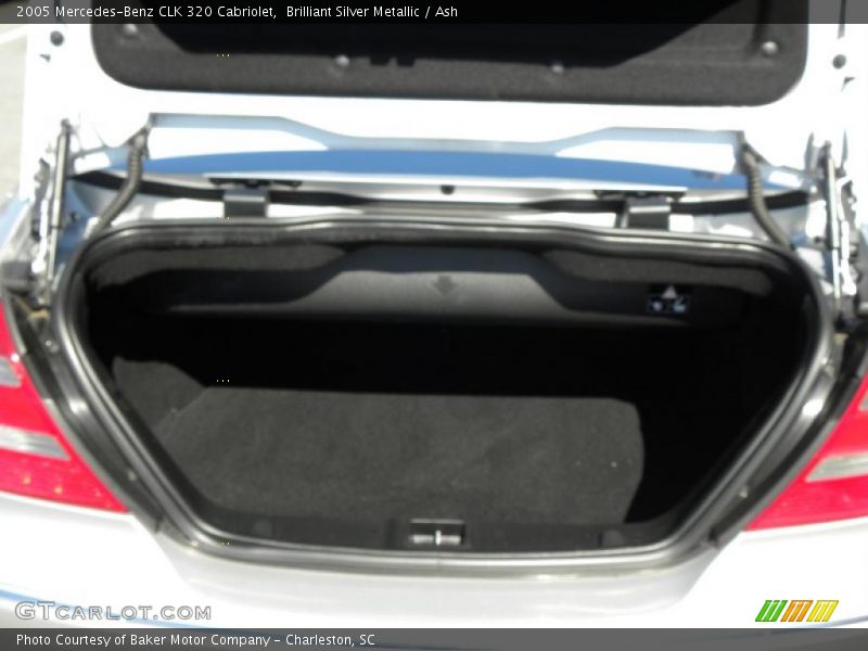 Brilliant Silver Metallic / Ash 2005 Mercedes-Benz CLK 320 Cabriolet