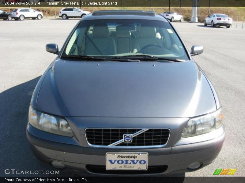 Titanium Gray Metallic / Beige/Light Sand 2004 Volvo S60 2.4