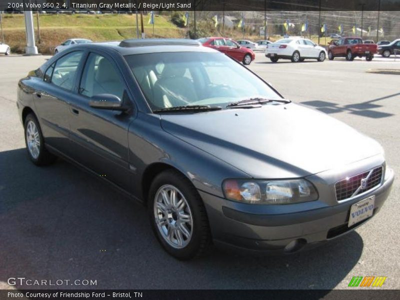 Titanium Gray Metallic / Beige/Light Sand 2004 Volvo S60 2.4