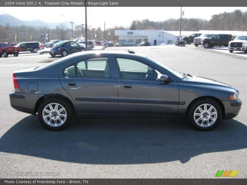 Titanium Gray Metallic / Beige/Light Sand 2004 Volvo S60 2.4