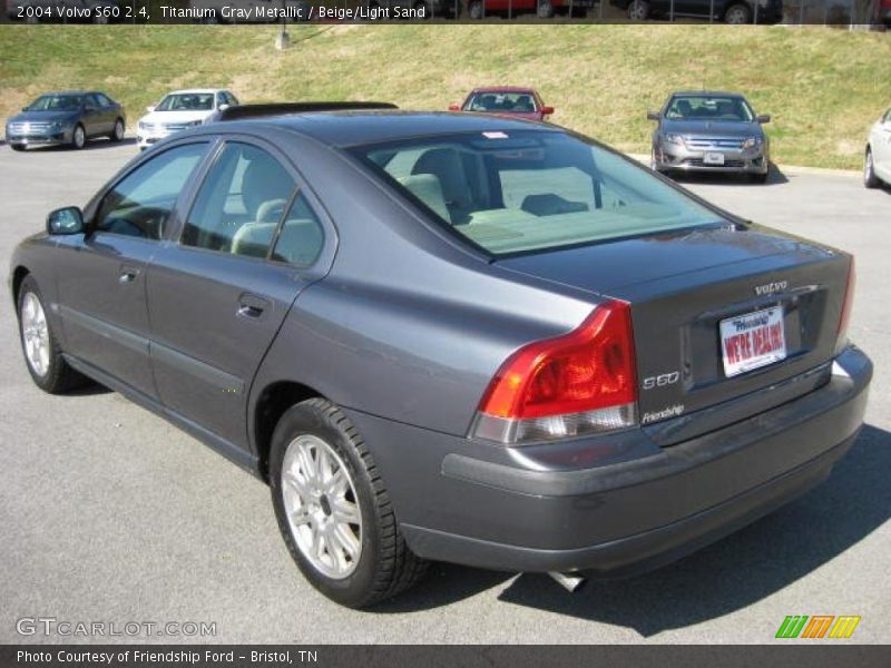 Titanium Gray Metallic / Beige/Light Sand 2004 Volvo S60 2.4
