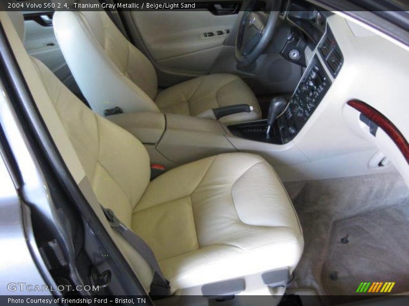 Titanium Gray Metallic / Beige/Light Sand 2004 Volvo S60 2.4