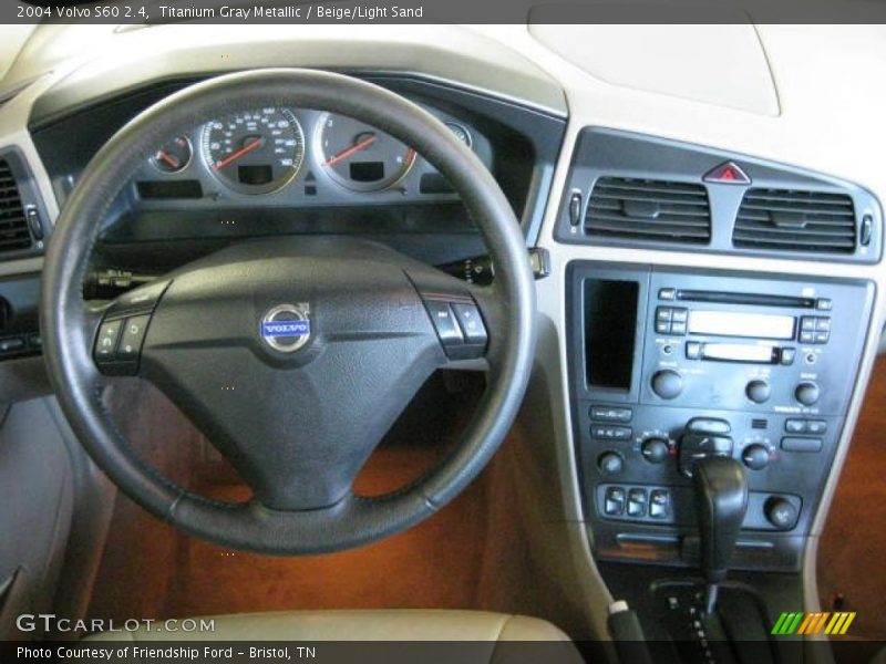 Titanium Gray Metallic / Beige/Light Sand 2004 Volvo S60 2.4