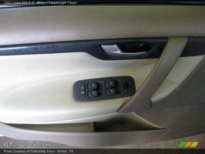 White / Taupe/Light Taupe 2001 Volvo S60 2.4