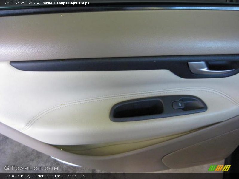 White / Taupe/Light Taupe 2001 Volvo S60 2.4