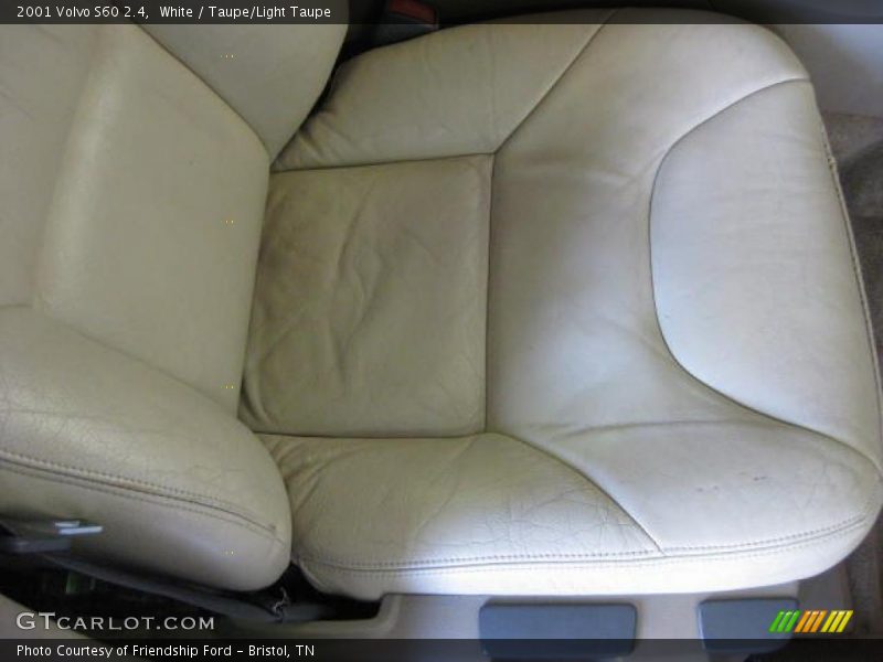 White / Taupe/Light Taupe 2001 Volvo S60 2.4