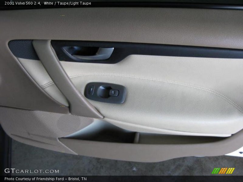 White / Taupe/Light Taupe 2001 Volvo S60 2.4