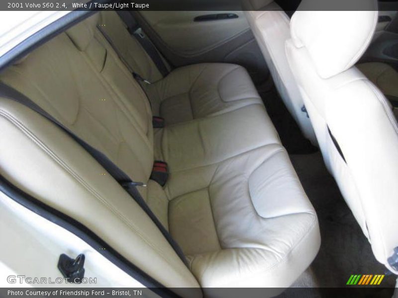 White / Taupe/Light Taupe 2001 Volvo S60 2.4