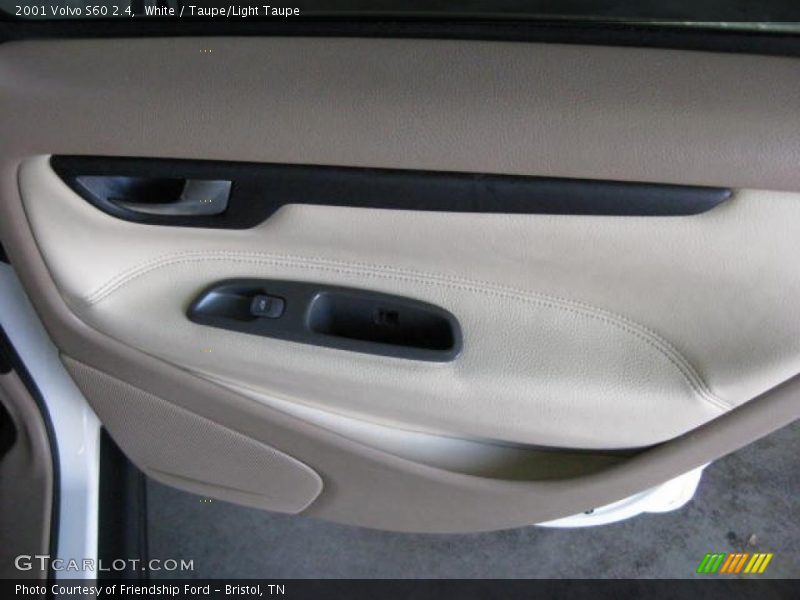White / Taupe/Light Taupe 2001 Volvo S60 2.4