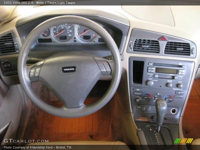 White / Taupe/Light Taupe 2001 Volvo S60 2.4