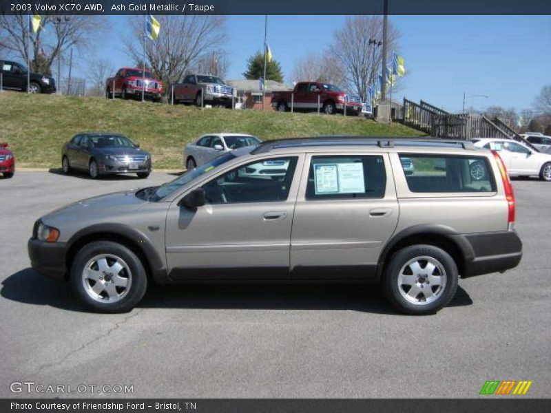 Ash Gold Metallic / Taupe 2003 Volvo XC70 AWD