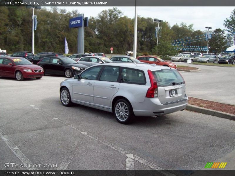 Silver Metallic / Umbra/Calcite Leather 2011 Volvo V50 T5