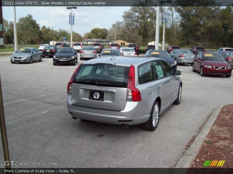 Silver Metallic / Umbra/Calcite Leather 2011 Volvo V50 T5