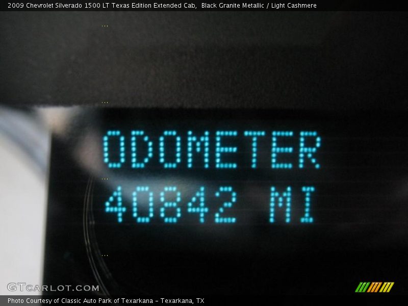 Black Granite Metallic / Light Cashmere 2009 Chevrolet Silverado 1500 LT Texas Edition Extended Cab