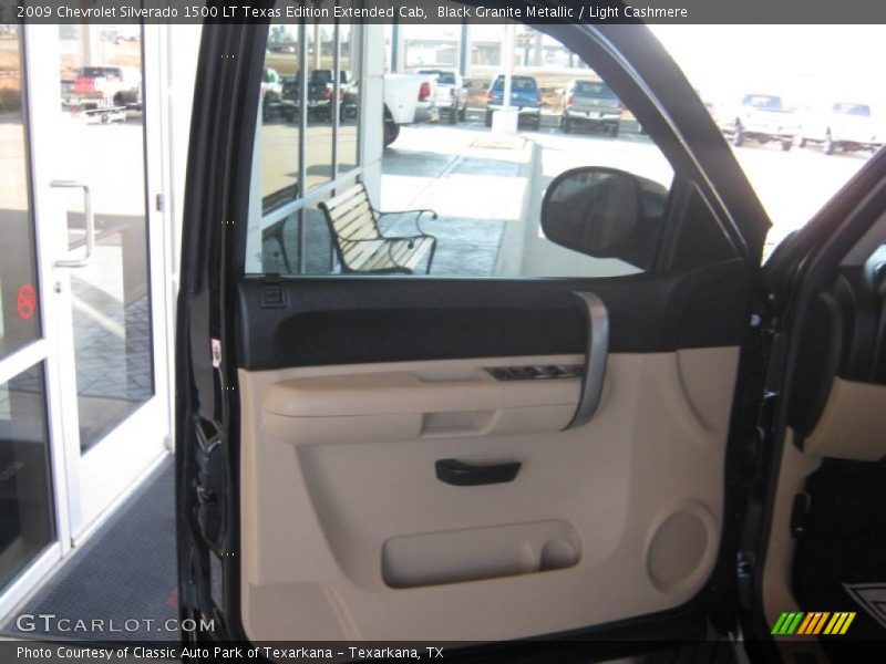 Black Granite Metallic / Light Cashmere 2009 Chevrolet Silverado 1500 LT Texas Edition Extended Cab