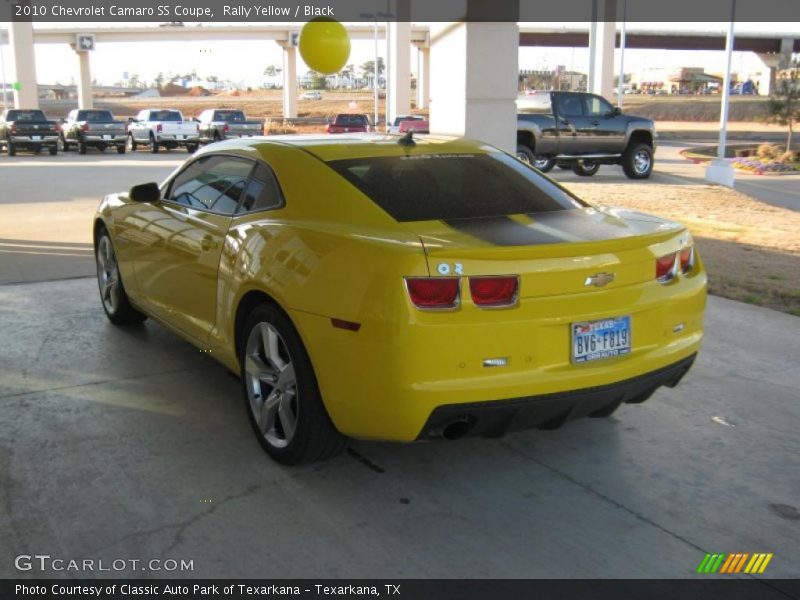 Rally Yellow / Black 2010 Chevrolet Camaro SS Coupe
