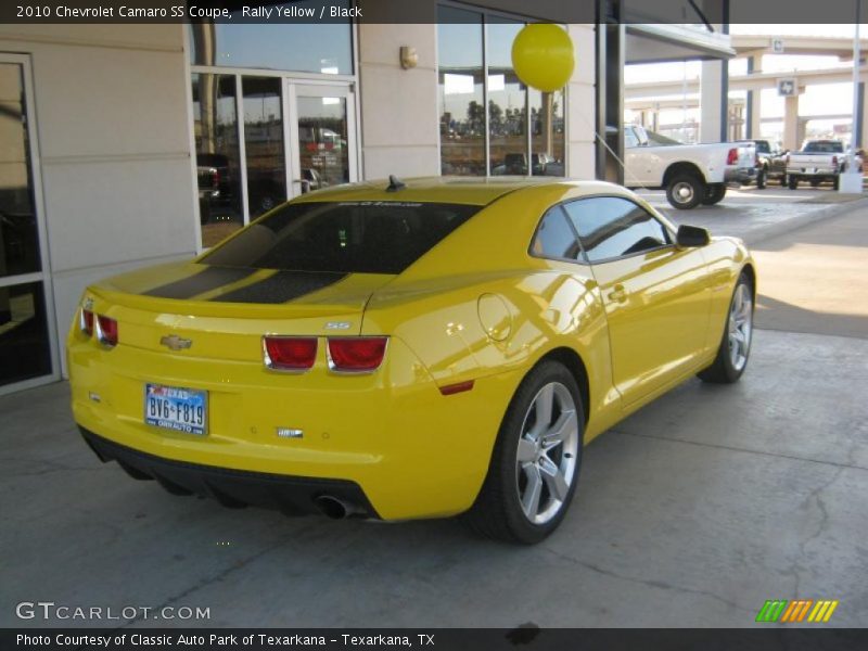 Rally Yellow / Black 2010 Chevrolet Camaro SS Coupe