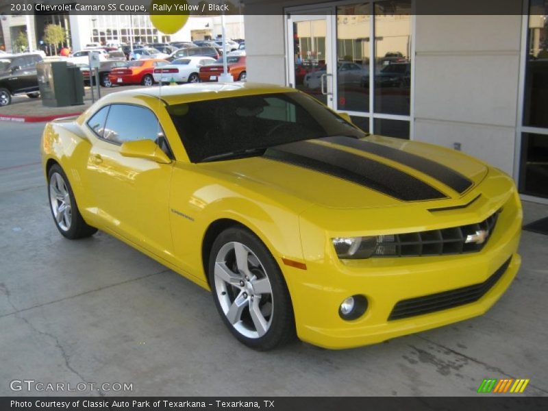 Rally Yellow / Black 2010 Chevrolet Camaro SS Coupe