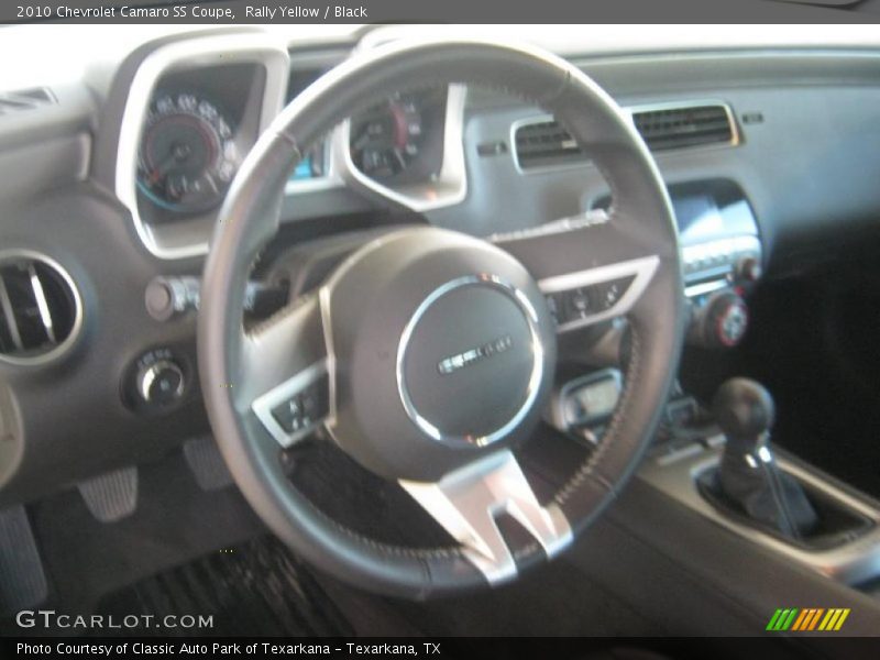 Rally Yellow / Black 2010 Chevrolet Camaro SS Coupe