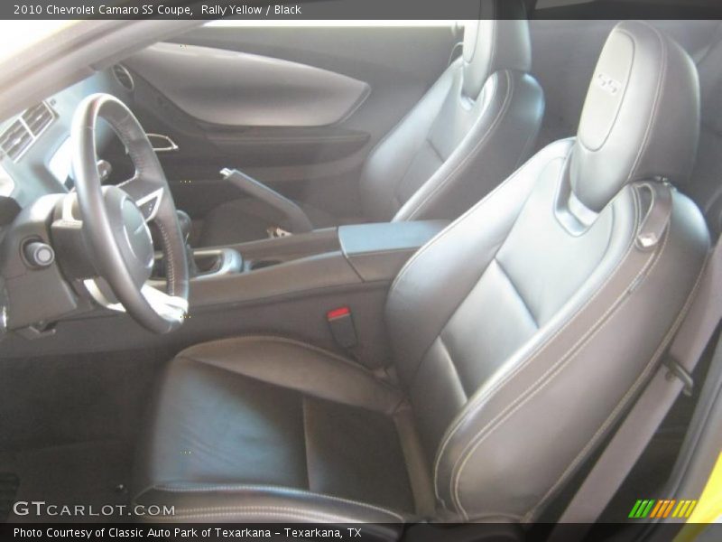 Rally Yellow / Black 2010 Chevrolet Camaro SS Coupe