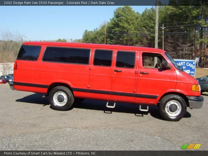 Colorado Red / Dark Slate Gray 2002 Dodge Ram Van 3500 Passenger