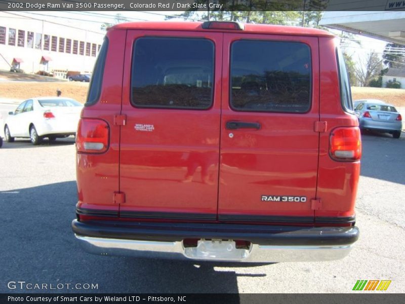 Colorado Red / Dark Slate Gray 2002 Dodge Ram Van 3500 Passenger