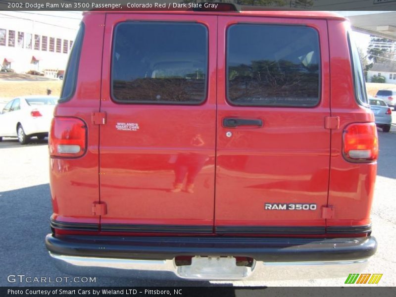 Colorado Red / Dark Slate Gray 2002 Dodge Ram Van 3500 Passenger