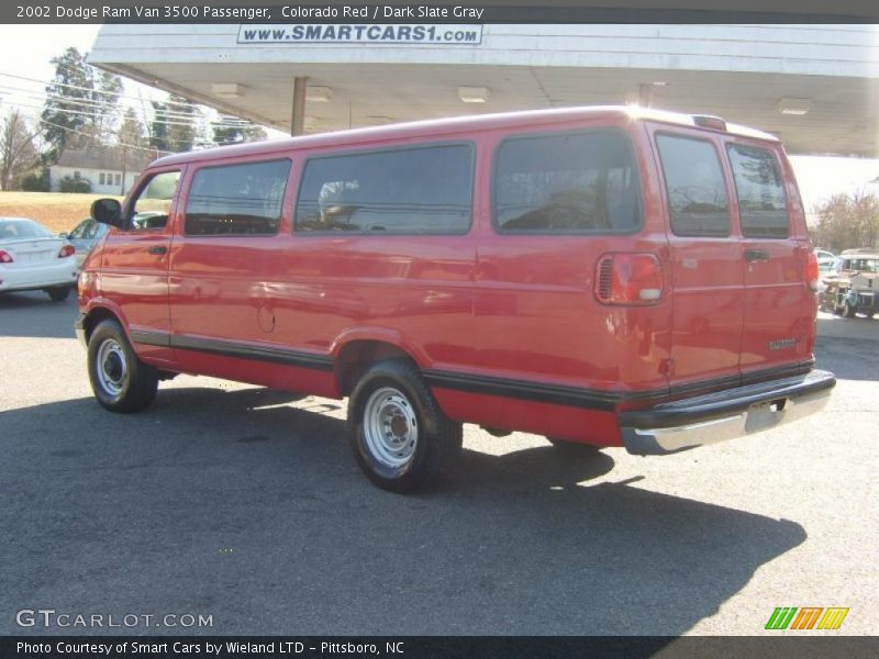 Colorado Red / Dark Slate Gray 2002 Dodge Ram Van 3500 Passenger